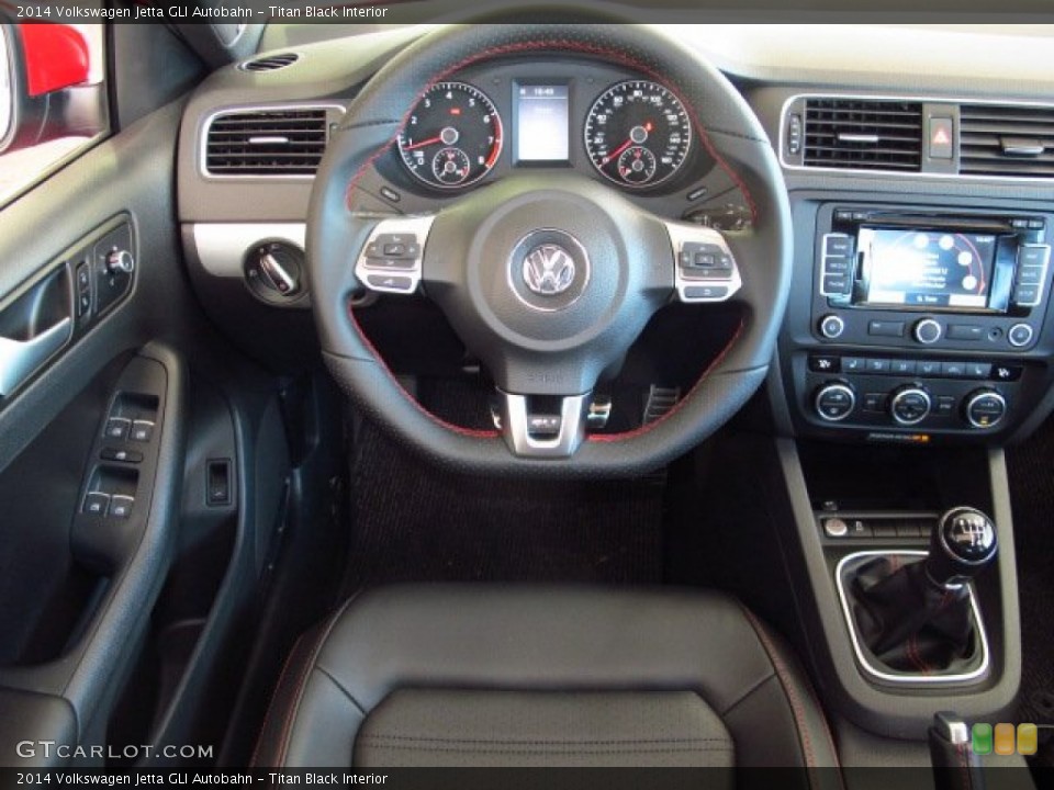Titan Black Interior Dashboard for the 2014 Volkswagen Jetta GLI Autobahn #86658166