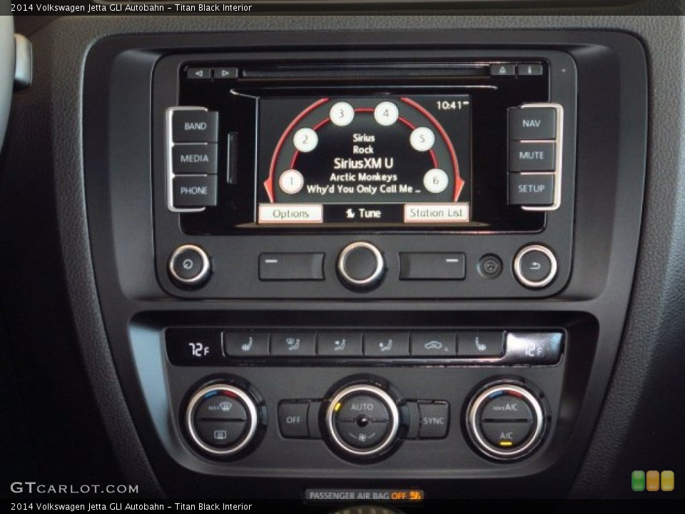 Titan Black Interior Controls for the 2014 Volkswagen Jetta GLI Autobahn #86658367