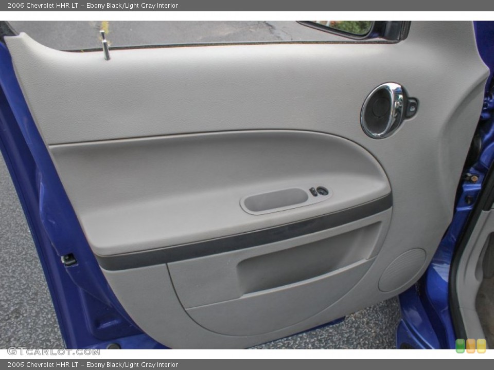 Ebony Black/Light Gray Interior Door Panel for the 2006 Chevrolet HHR LT #86663830