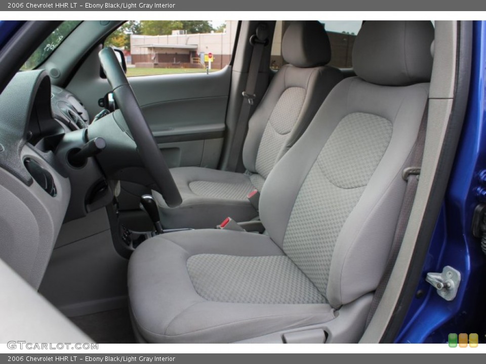 Ebony Black/Light Gray Interior Front Seat for the 2006 Chevrolet HHR LT #86663854