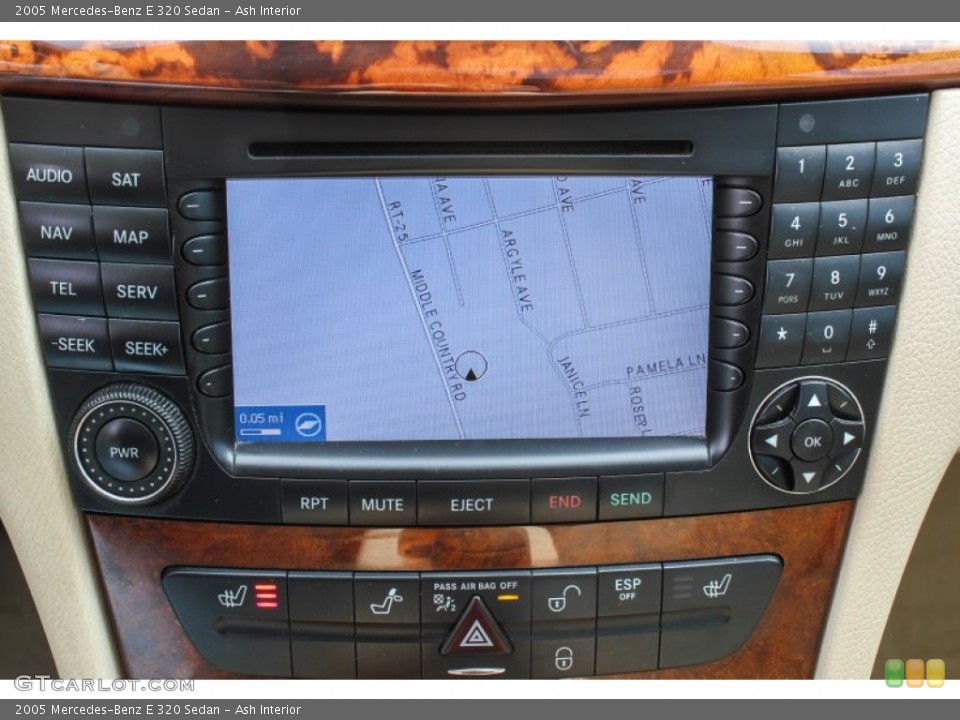 Ash Interior Navigation for the 2005 Mercedes-Benz E 320 Sedan #86664934