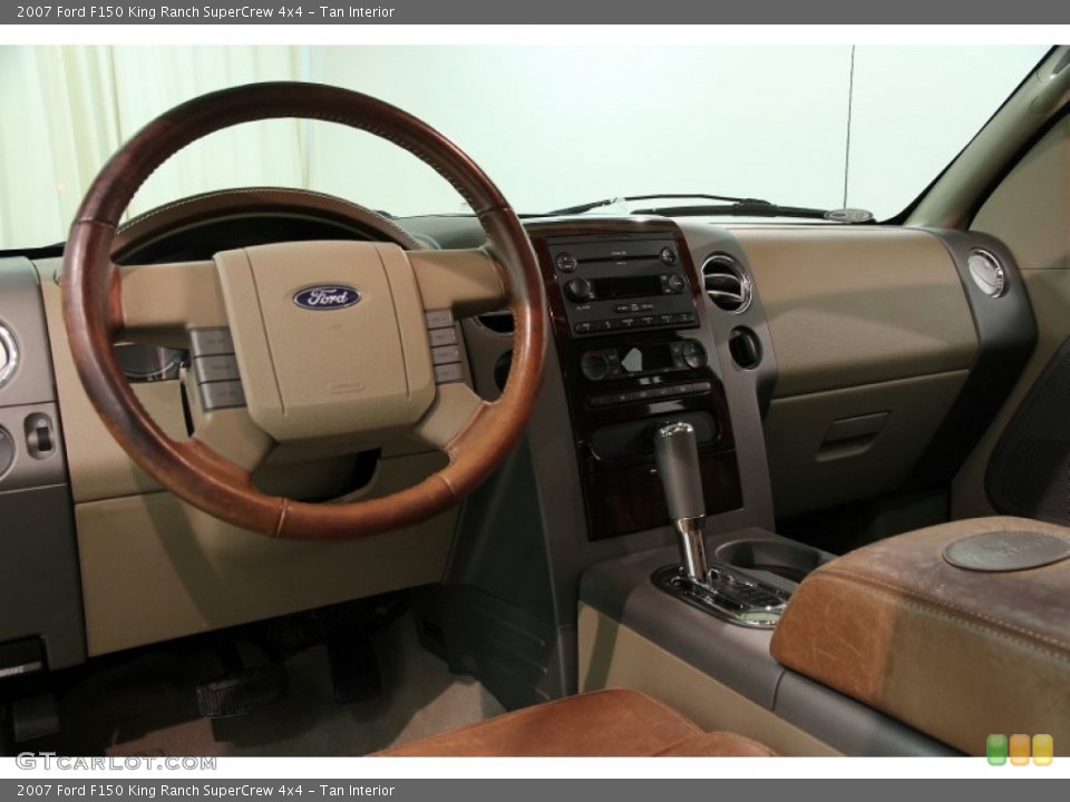 Tan Interior Dashboard for the 2007 Ford F150 King Ranch SuperCrew 4x4 #86668468