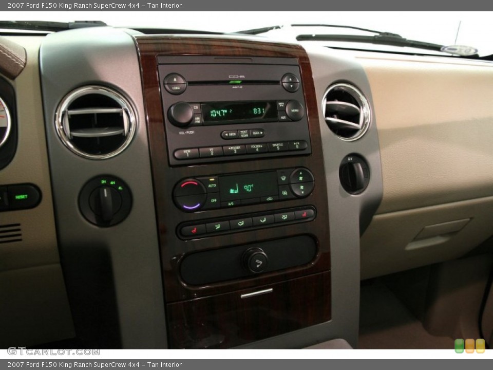 Tan Interior Controls for the 2007 Ford F150 King Ranch SuperCrew 4x4 #86668525