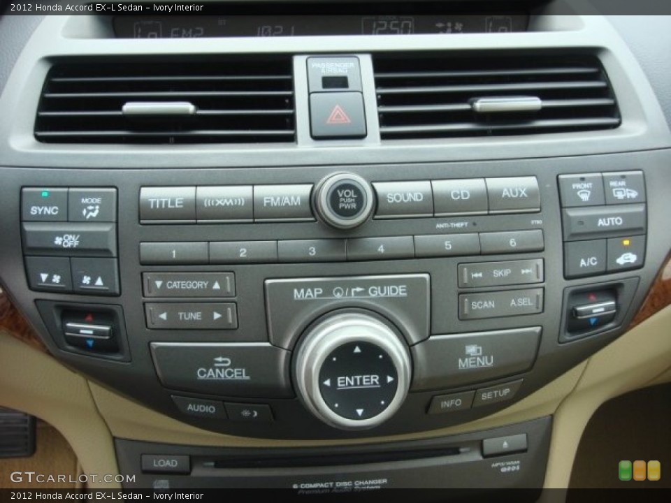 Ivory Interior Controls for the 2012 Honda Accord EX-L Sedan #86669878