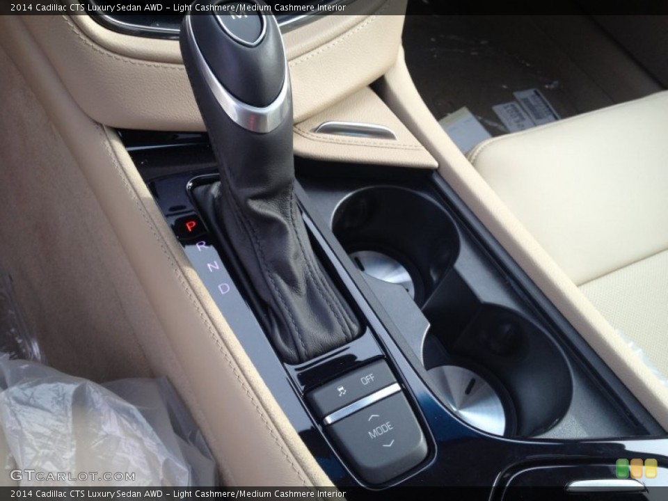 Light Cashmere/Medium Cashmere Interior Transmission for the 2014 Cadillac CTS Luxury Sedan AWD #86670964