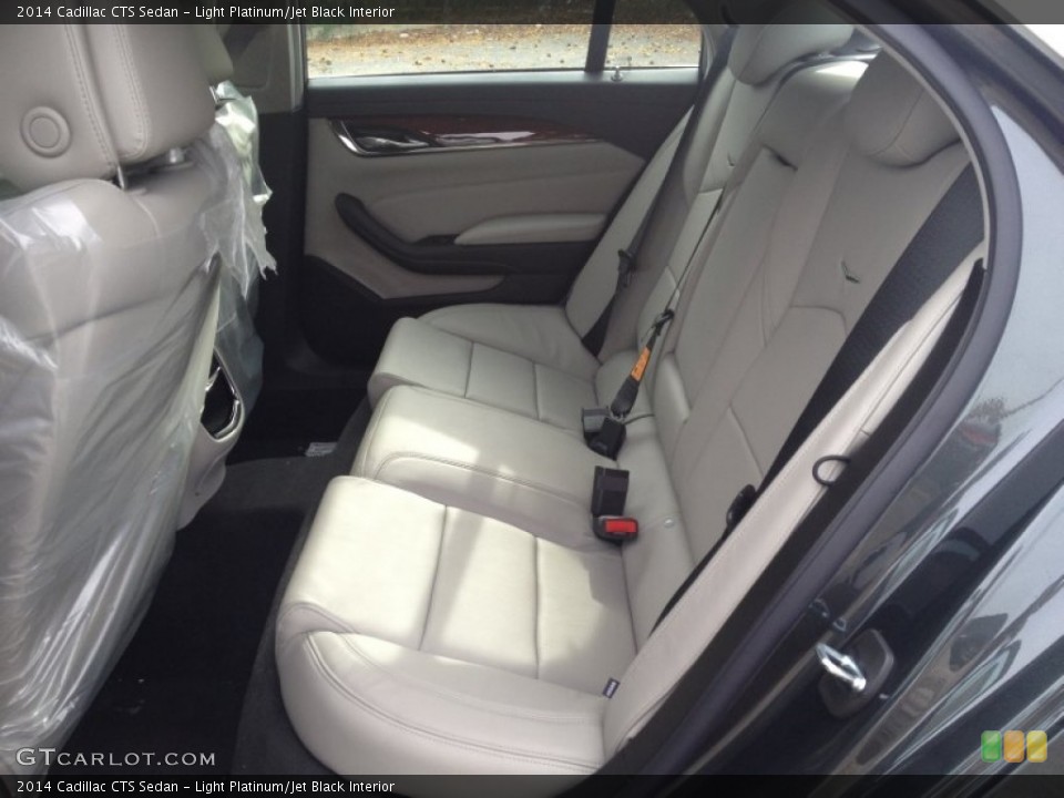 Light Platinum/Jet Black Interior Rear Seat for the 2014 Cadillac CTS Sedan #86671189