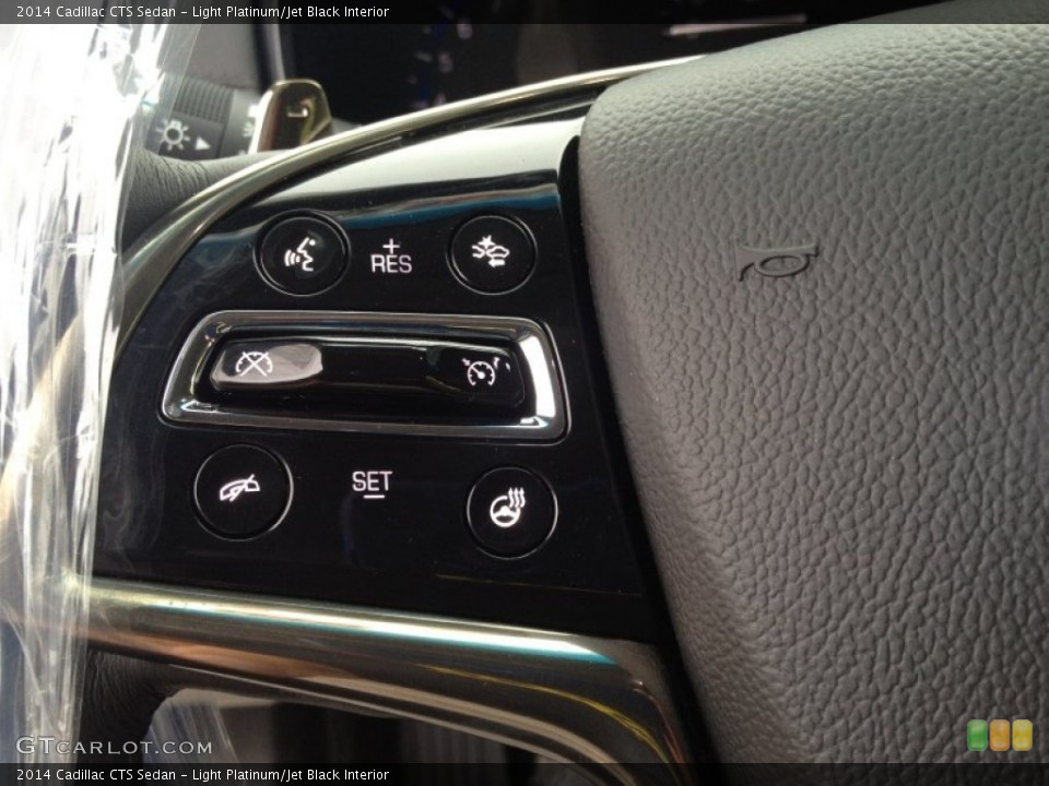 Light Platinum/Jet Black Interior Controls for the 2014 Cadillac CTS Sedan #86671315