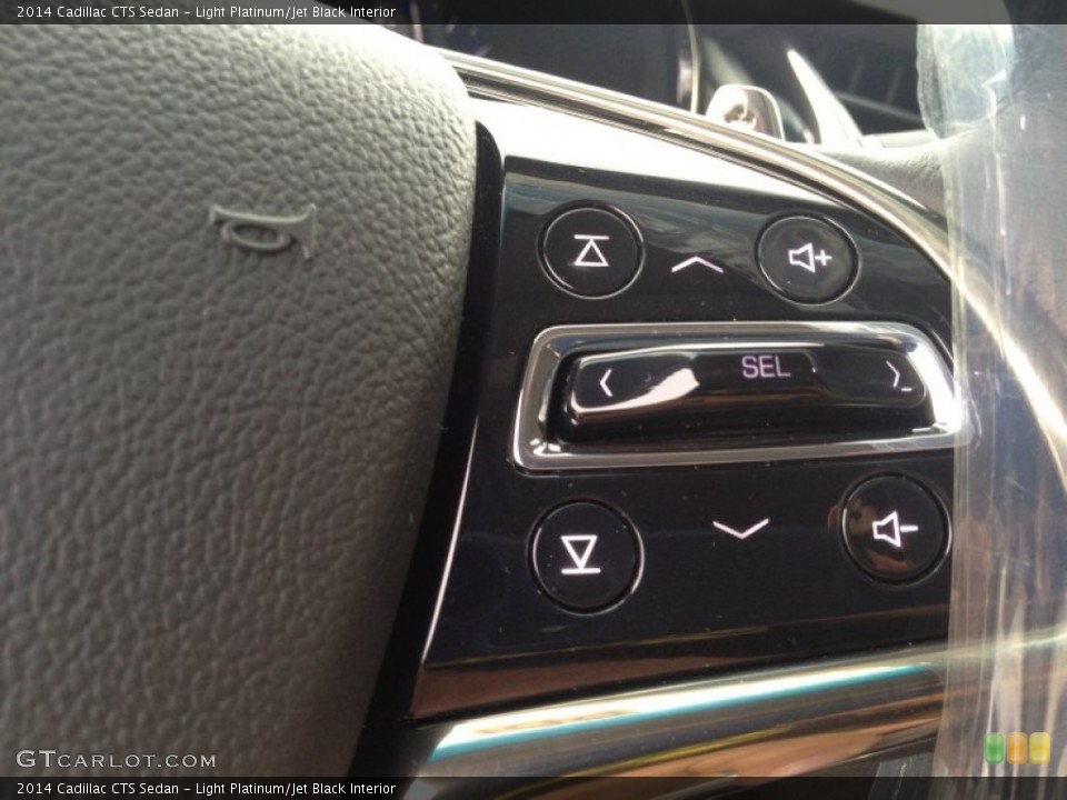 Light Platinum/Jet Black Interior Controls for the 2014 Cadillac CTS Sedan #86671333