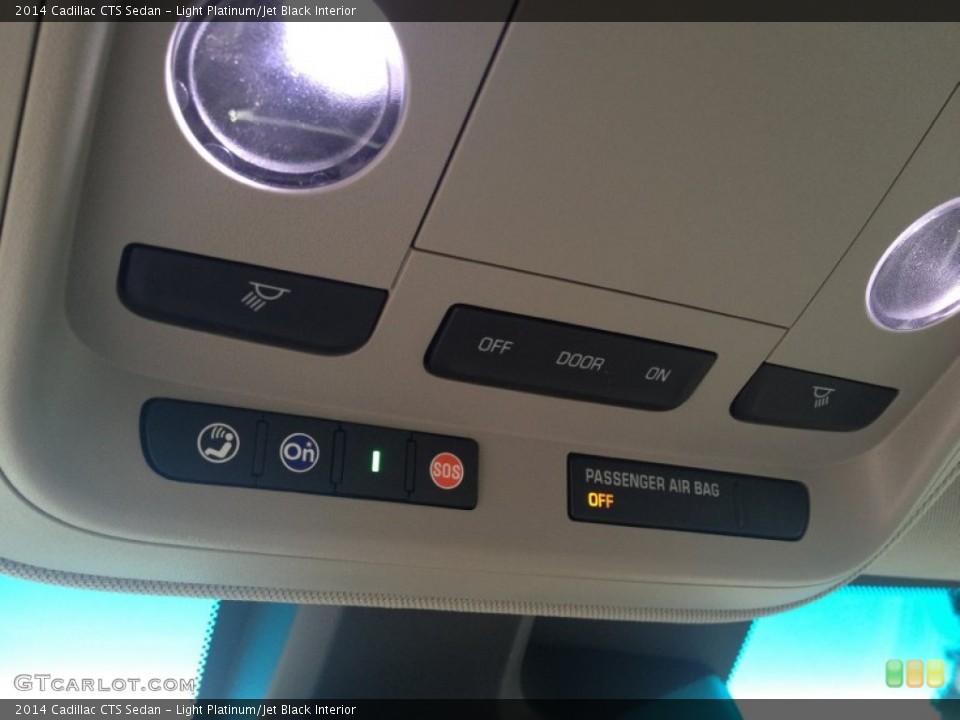 Light Platinum/Jet Black Interior Controls for the 2014 Cadillac CTS Sedan #86671345