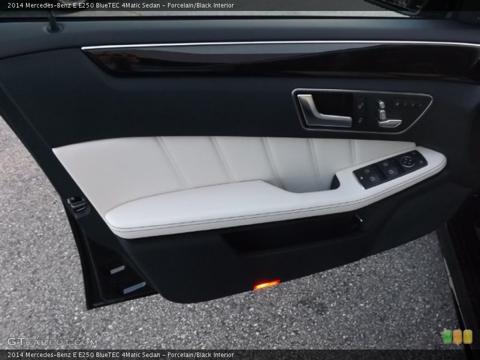 Porcelain/Black Interior Door Panel for the 2014 Mercedes-Benz E E250 BlueTEC 4Matic Sedan #86673694