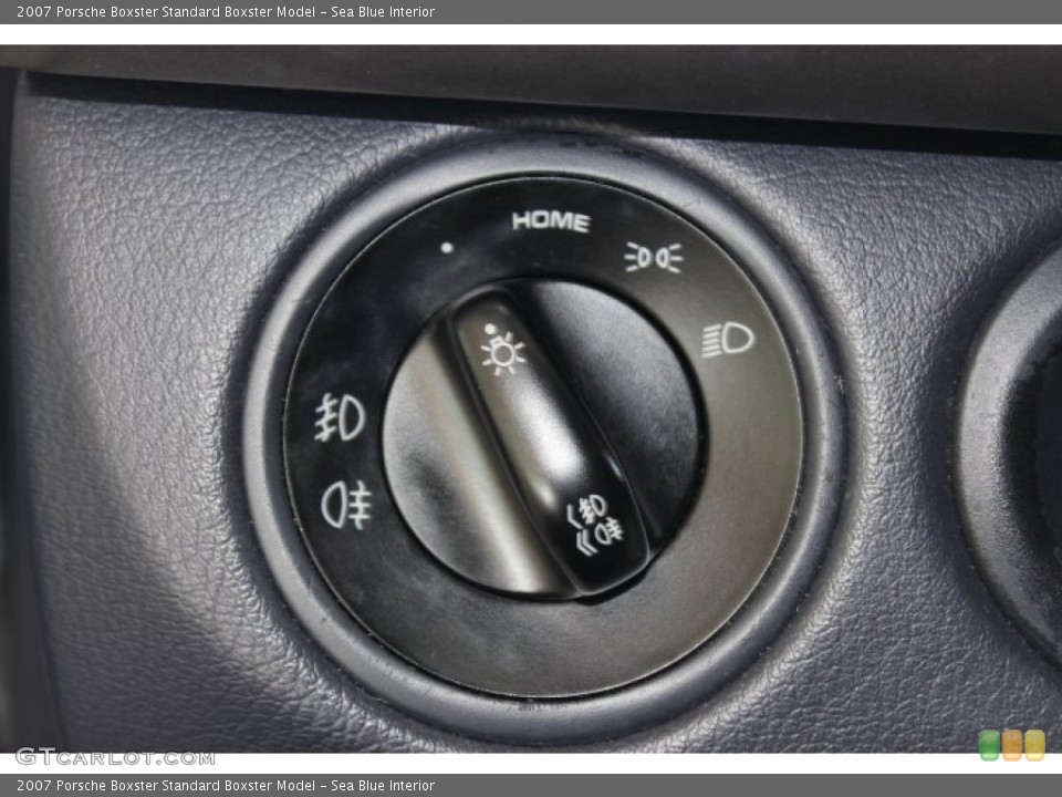 Sea Blue Interior Controls for the 2007 Porsche Boxster  #86673997