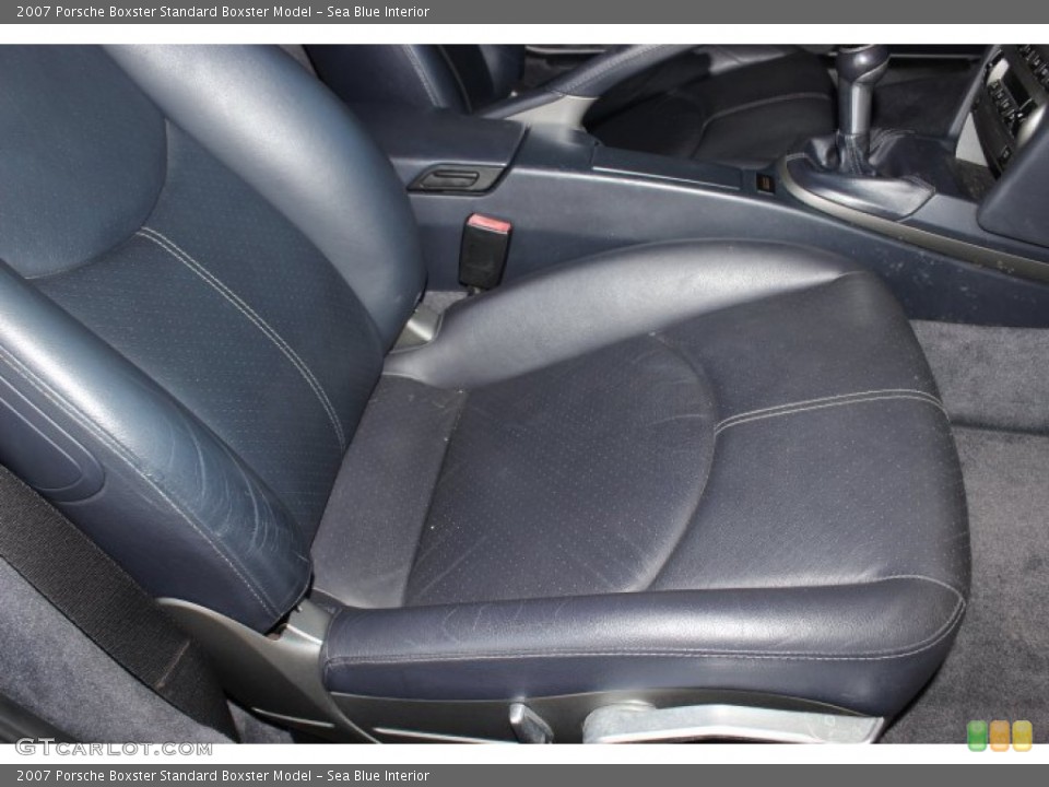 Sea Blue 2007 Porsche Boxster Interiors