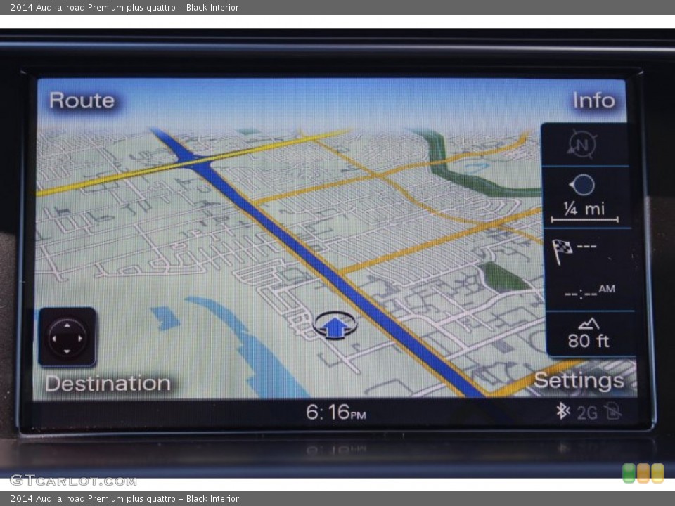 Black Interior Navigation for the 2014 Audi allroad Premium plus quattro #86675089
