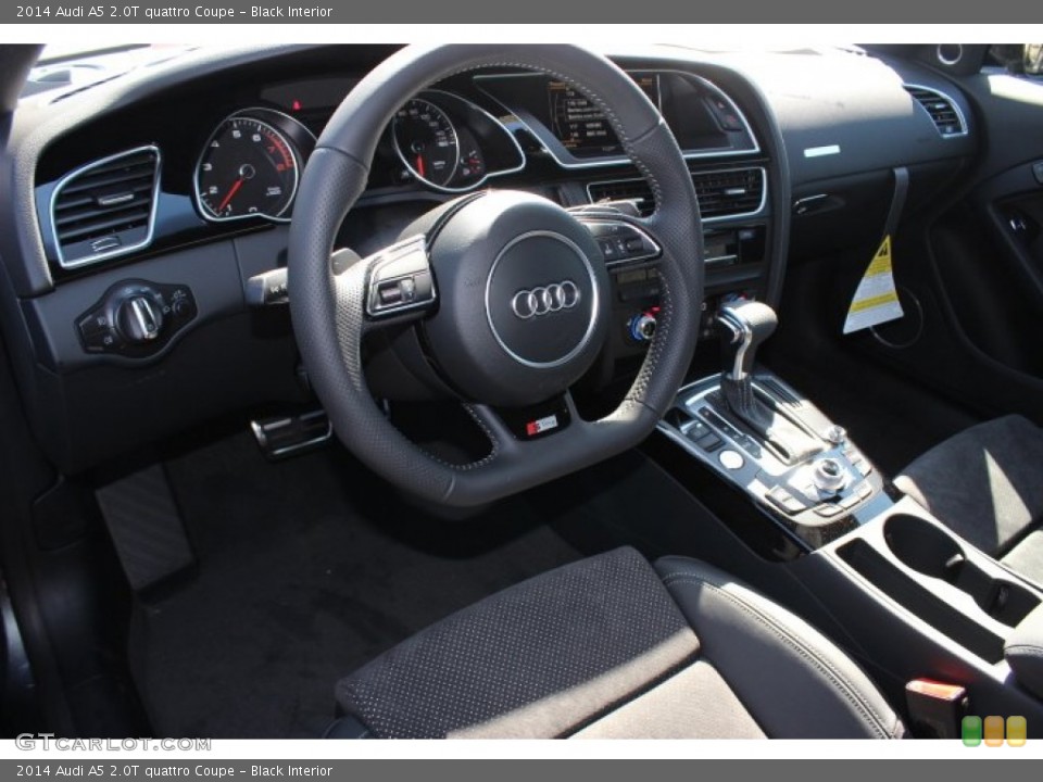 Black Interior Prime Interior for the 2014 Audi A5 2.0T quattro Coupe #86675302