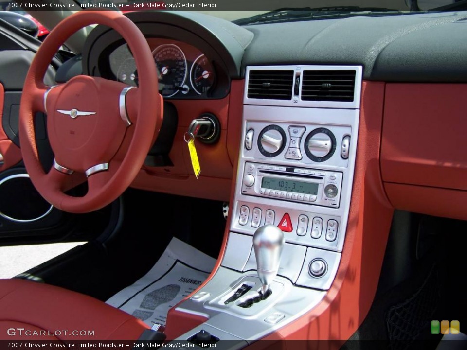 Dark Slate Gray/Cedar Interior Dashboard for the 2007 Chrysler Crossfire Limited Roadster #8667909