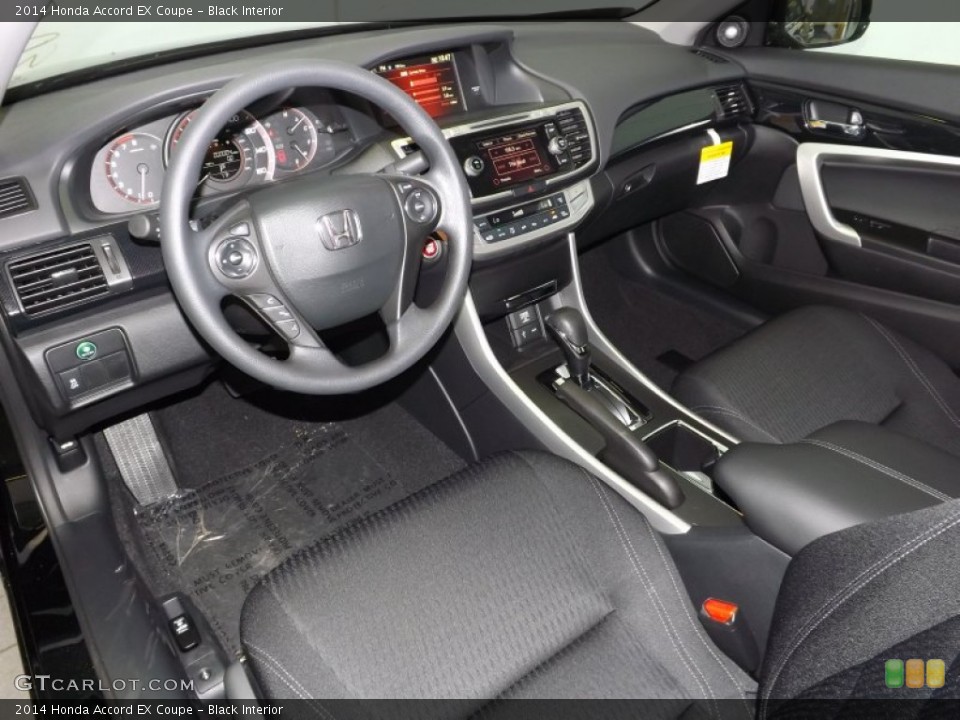 Black Interior Prime Interior for the 2014 Honda Accord EX Coupe #86680593