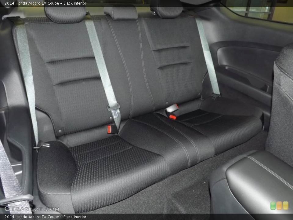 Black Interior Rear Seat for the 2014 Honda Accord EX Coupe #86681154