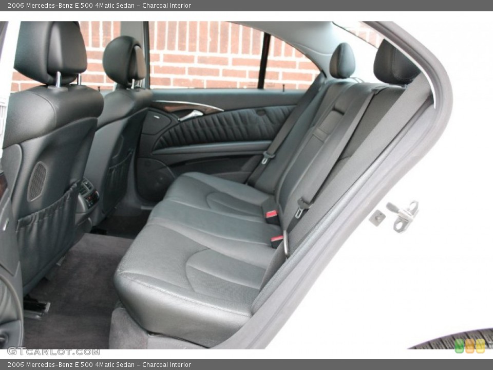Charcoal Interior Rear Seat for the 2006 Mercedes-Benz E 500 4Matic Sedan #86683446