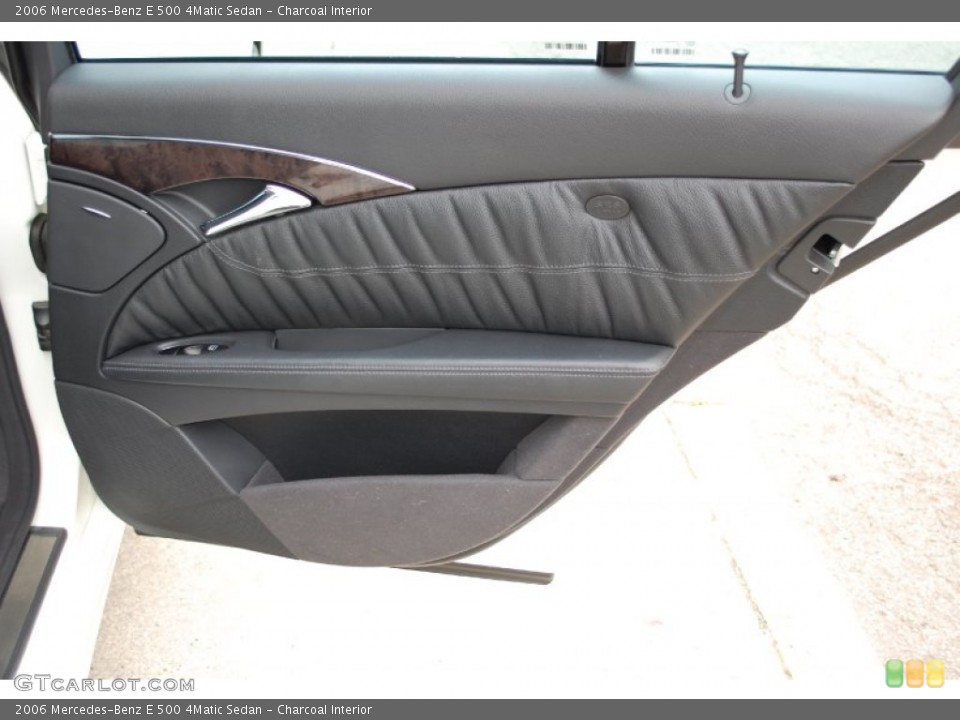 Charcoal Interior Door Panel for the 2006 Mercedes-Benz E 500 4Matic Sedan #86683944