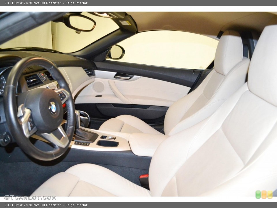 Beige Interior Front Seat for the 2011 BMW Z4 sDrive30i Roadster #86685360