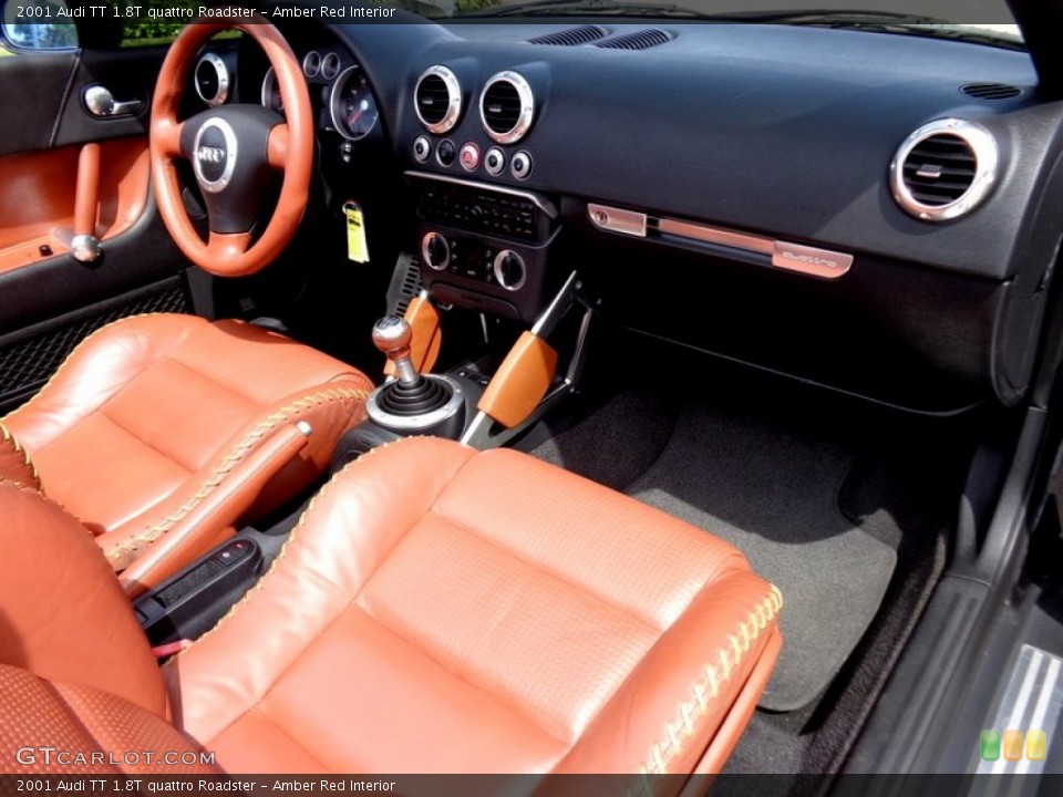 Amber Red Interior Dashboard for the 2001 Audi TT 1.8T quattro Roadster #86687752
