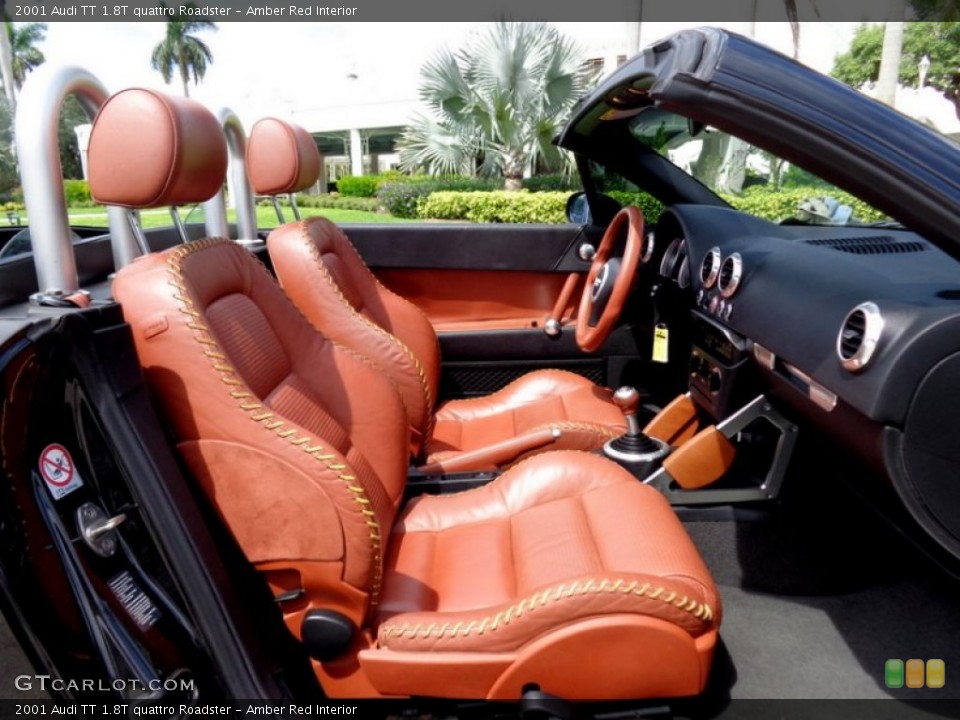 Amber Red Interior Front Seat for the 2001 Audi TT 1.8T quattro Roadster #86687850