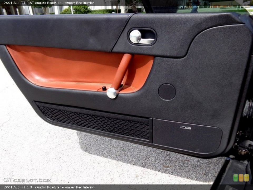 Amber Red Interior Door Panel for the 2001 Audi TT 1.8T quattro Roadster #86687907