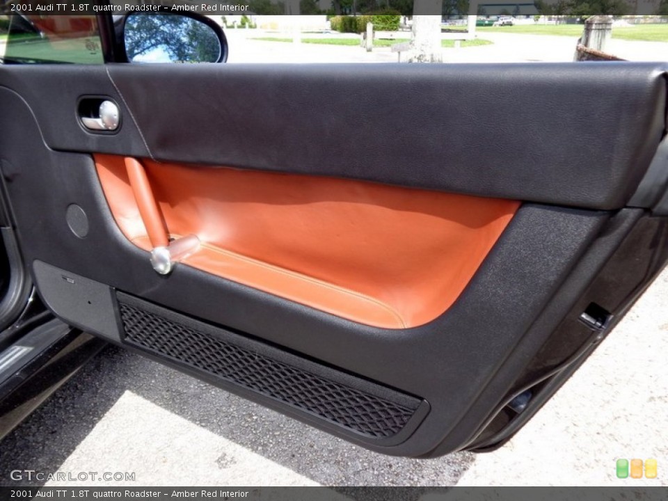 Amber Red Interior Door Panel for the 2001 Audi TT 1.8T quattro Roadster #86687958