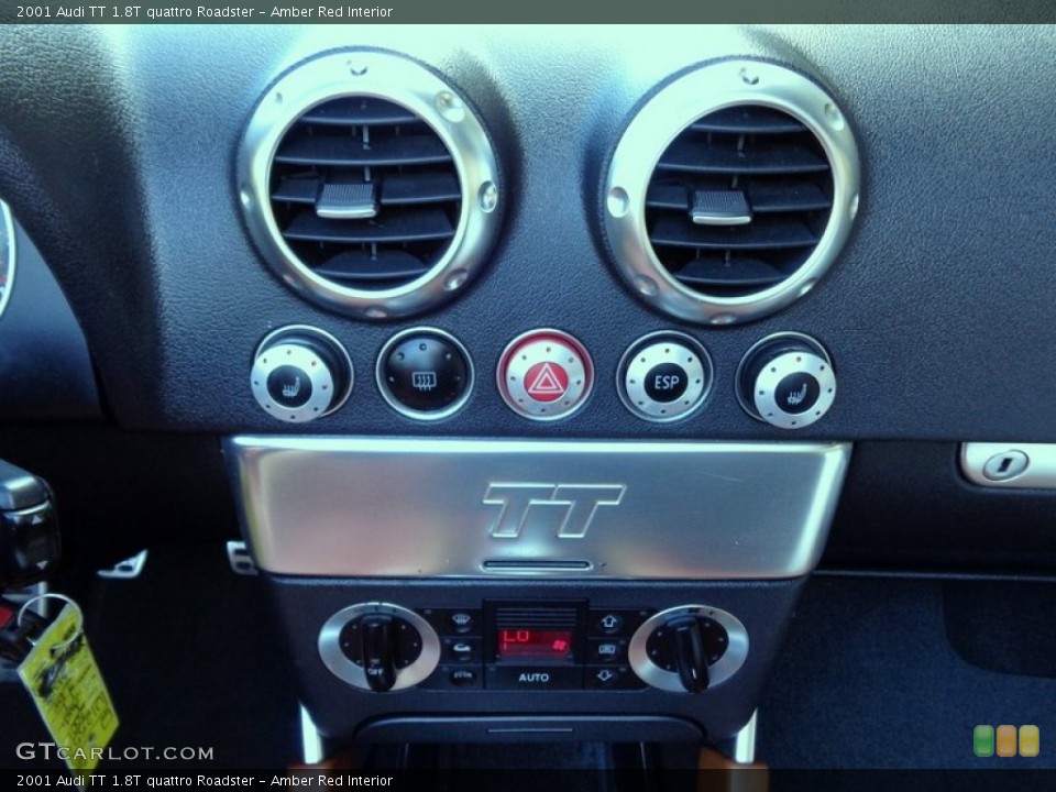 Amber Red Interior Controls for the 2001 Audi TT 1.8T quattro Roadster #86688681