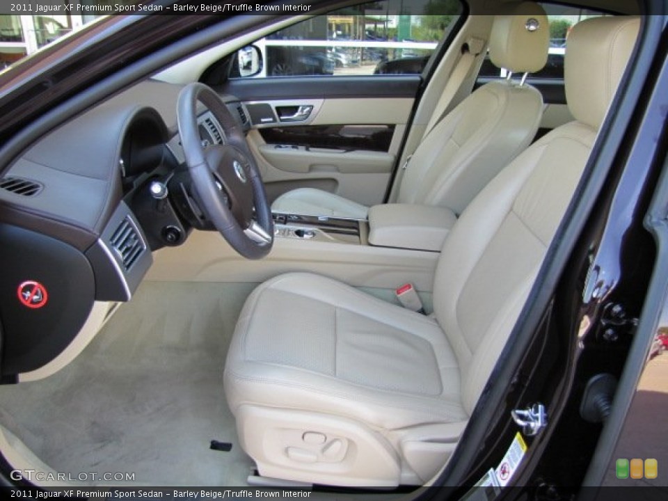 Barley Beige/Truffle Brown Interior Photo for the 2011 Jaguar XF Premium Sport Sedan #86695926