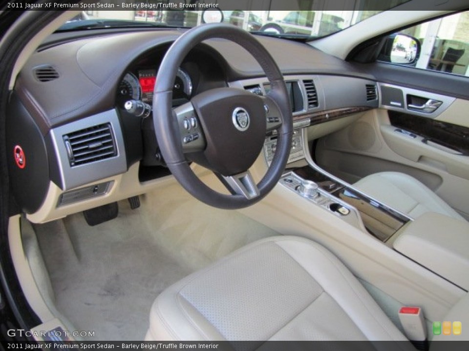 Barley Beige/Truffle Brown 2011 Jaguar XF Interiors