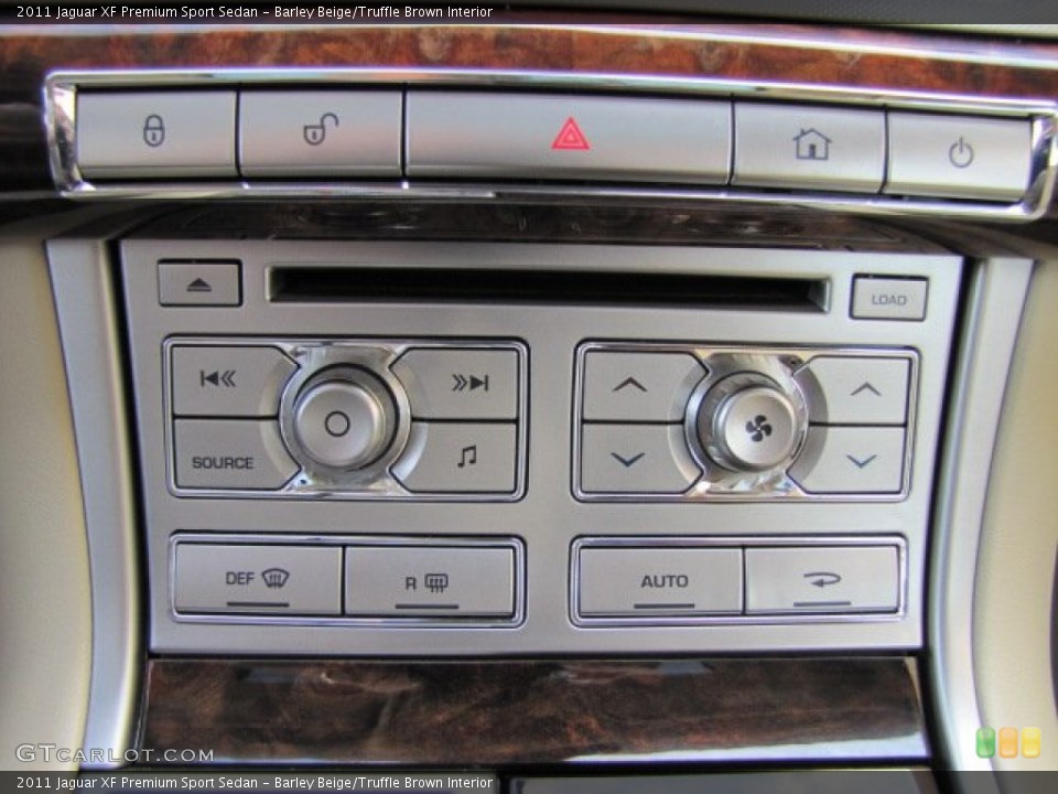 Barley Beige/Truffle Brown Interior Controls for the 2011 Jaguar XF Premium Sport Sedan #86696364