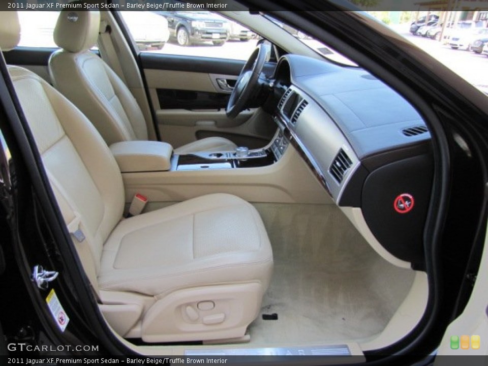 Barley Beige/Truffle Brown Interior Front Seat for the 2011 Jaguar XF Premium Sport Sedan #86696400