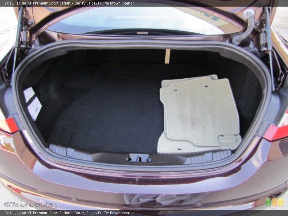 Barley Beige/Truffle Brown Interior Trunk for the 2011 Jaguar XF Premium Sport Sedan #86696502