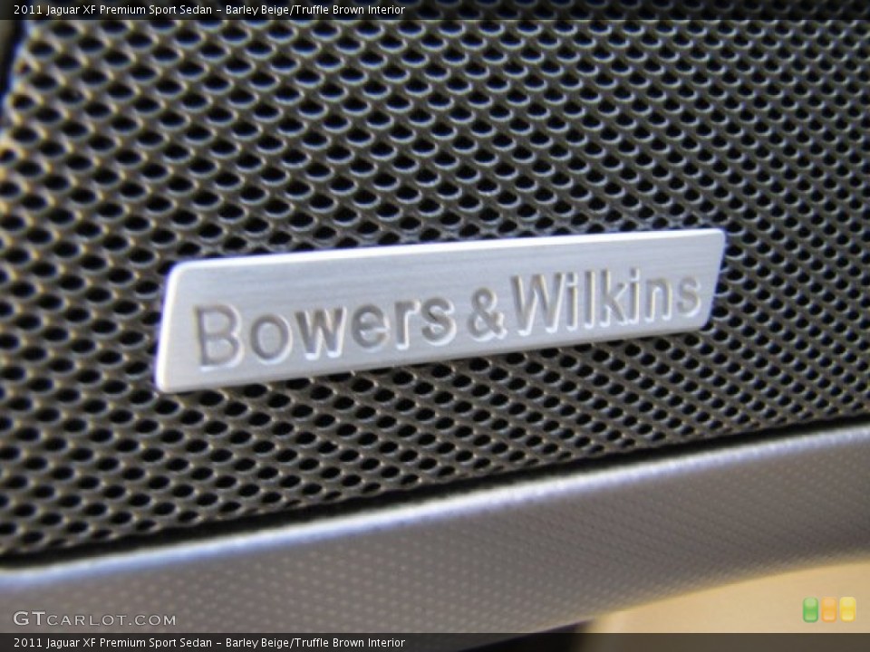 Barley Beige/Truffle Brown Interior Audio System for the 2011 Jaguar XF Premium Sport Sedan #86696625