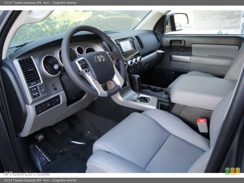 Graphite Interior Photo for the 2014 Toyota Sequoia SR5 4x4 #86696721