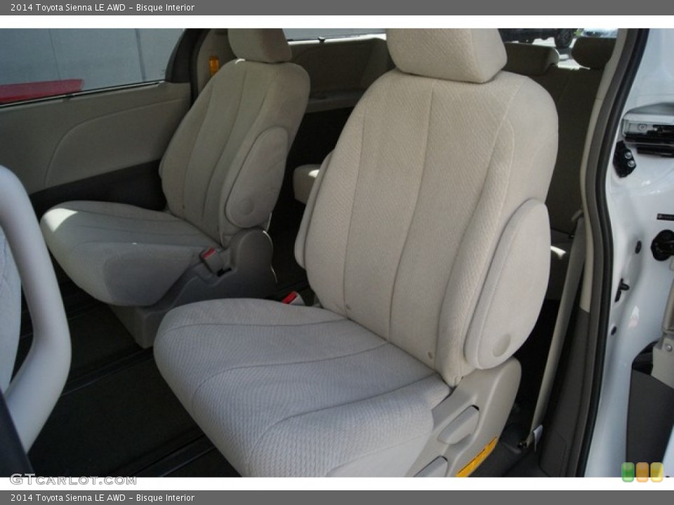 Bisque Interior Rear Seat for the 2014 Toyota Sienna LE AWD #86697036