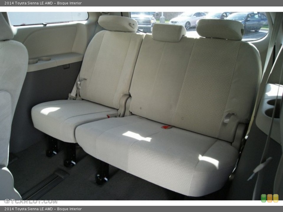 Bisque Interior Rear Seat for the 2014 Toyota Sienna LE AWD #86697075