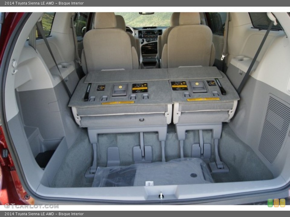 Bisque Interior Trunk for the 2014 Toyota Sienna LE AWD #86697642