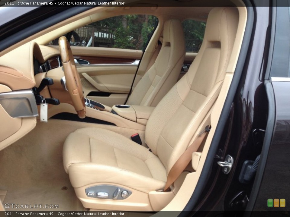 Cognac/Cedar Natural Leather Interior Photo for the 2011 Porsche Panamera 4S #86698647