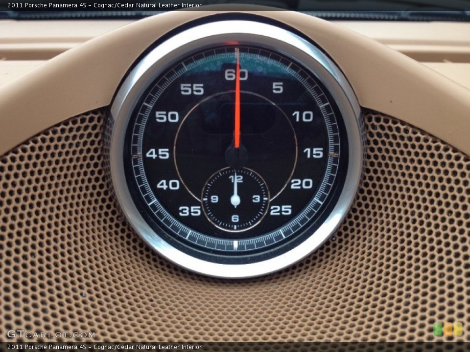 Cognac/Cedar Natural Leather Interior Gauges for the 2011 Porsche Panamera 4S #86699121