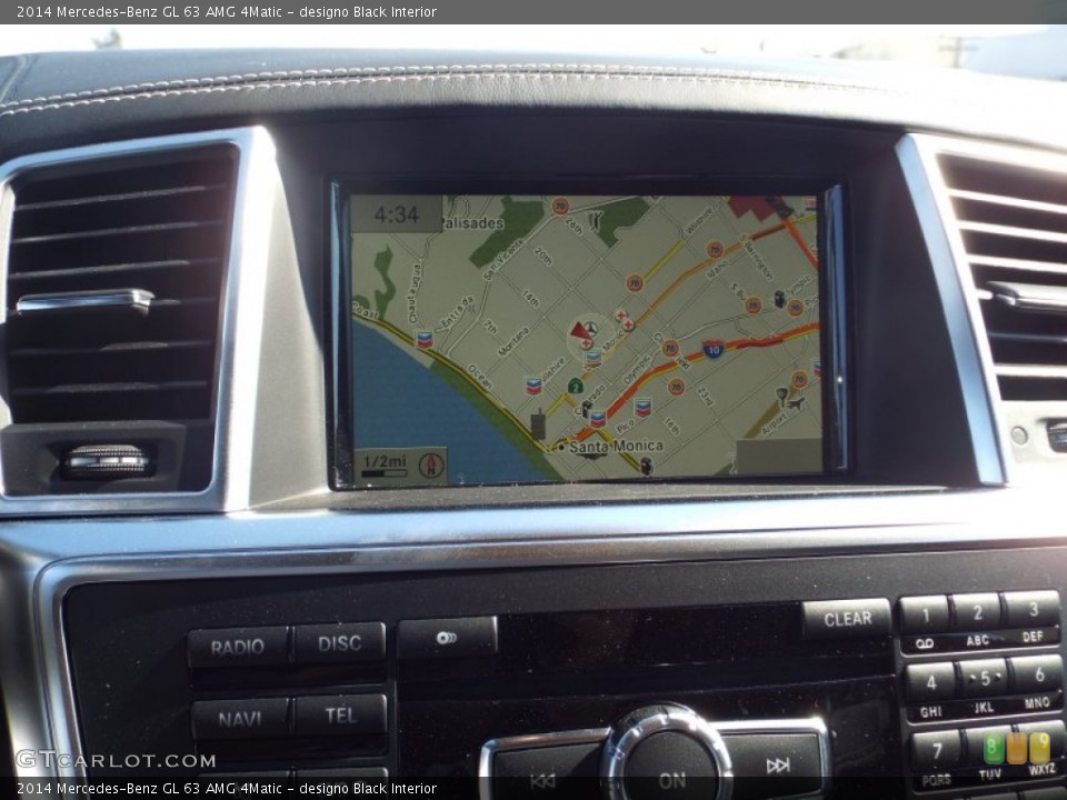 designo Black Interior Navigation for the 2014 Mercedes-Benz GL 63 AMG 4Matic #86699139