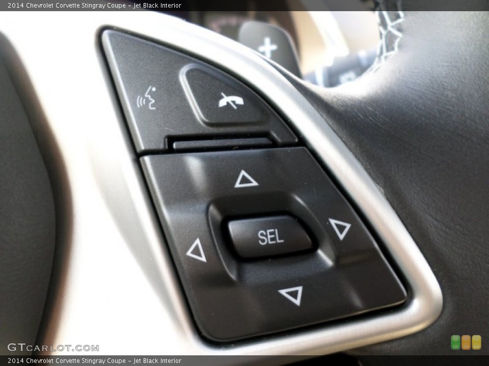 Jet Black Interior Controls for the 2014 Chevrolet Corvette Stingray Coupe #86700510