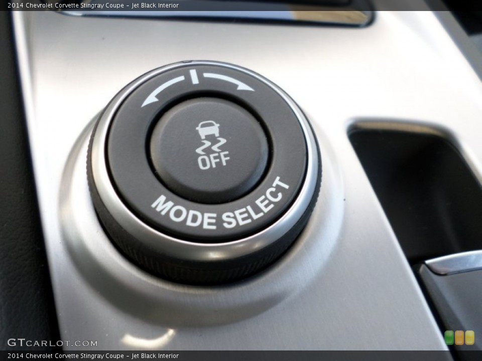 Jet Black Interior Controls for the 2014 Chevrolet Corvette Stingray Coupe #86700558