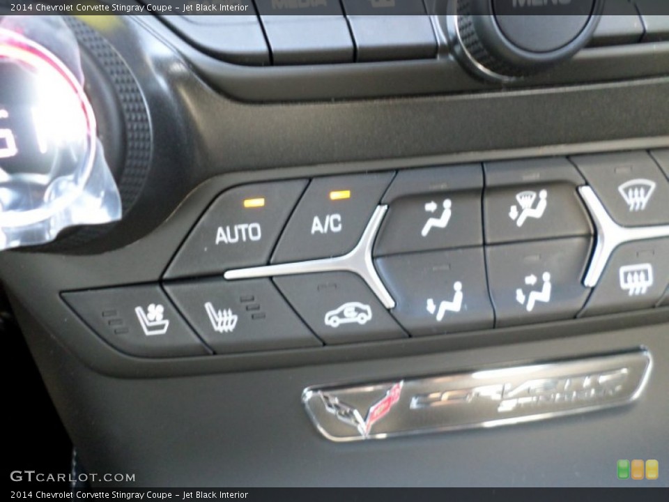 Jet Black Interior Controls for the 2014 Chevrolet Corvette Stingray Coupe #86700604