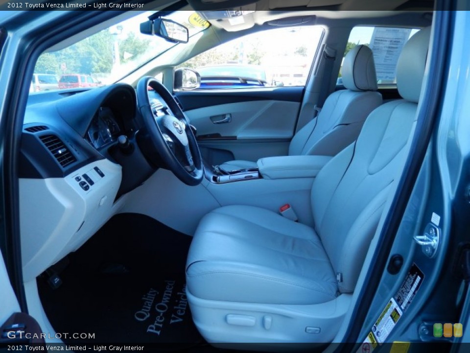 Light Gray Interior Front Seat for the 2012 Toyota Venza Limited #86701035