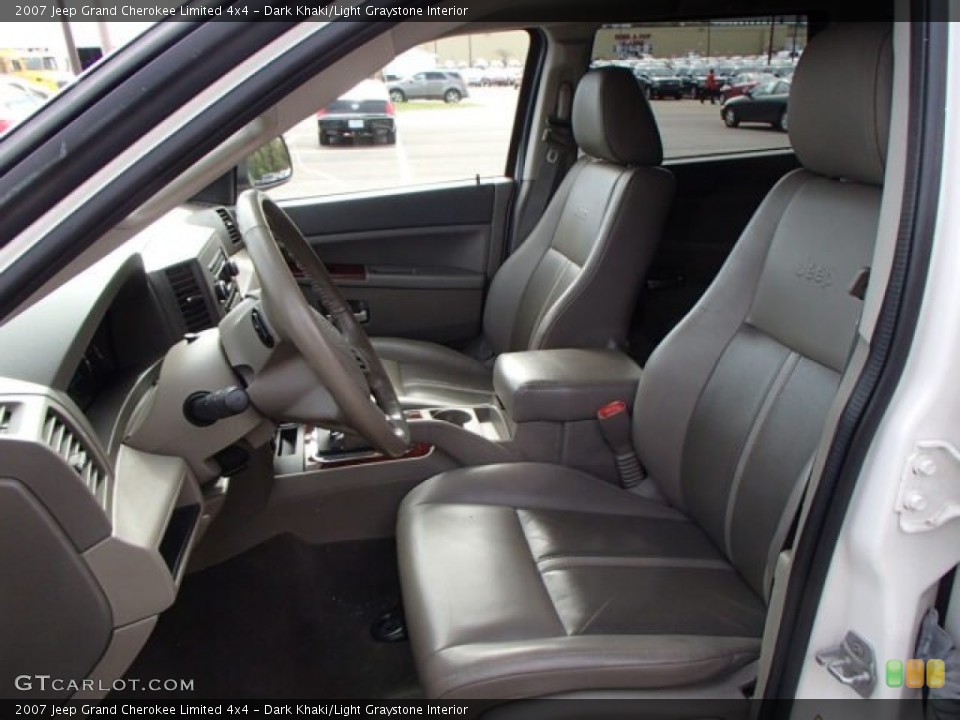 Dark Khaki/Light Graystone Interior Photo for the 2007 Jeep Grand Cherokee Limited 4x4 #86701243