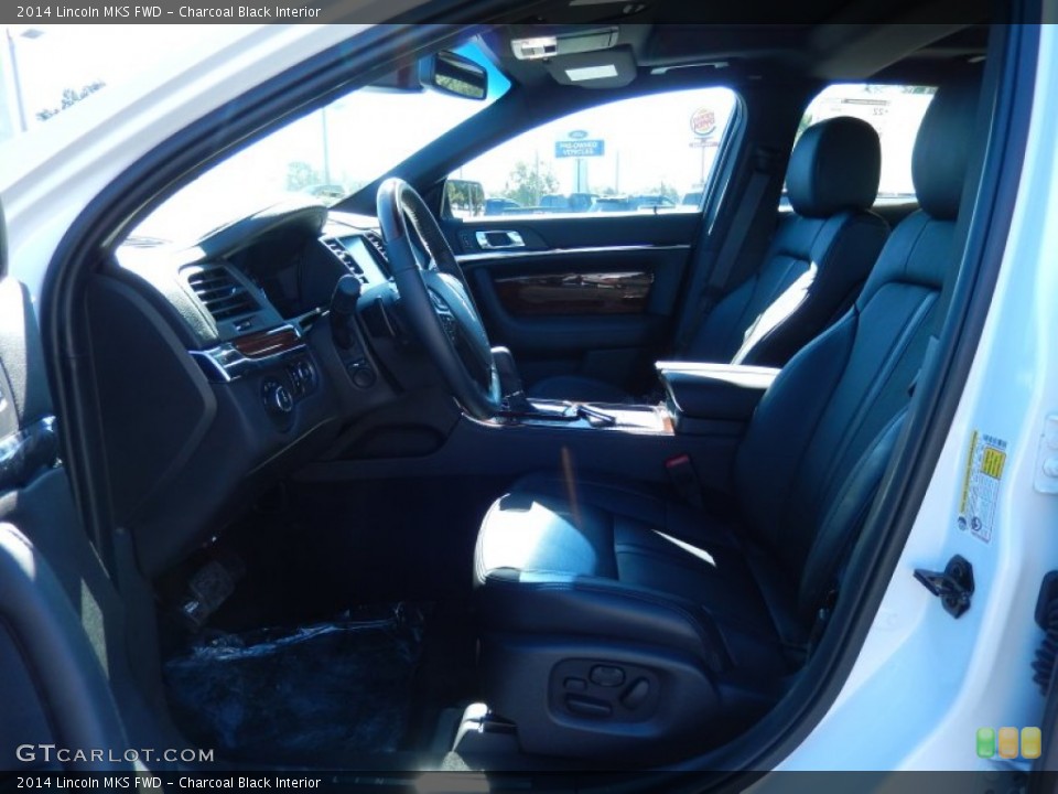Charcoal Black Interior Front Seat for the 2014 Lincoln MKS FWD #86702748