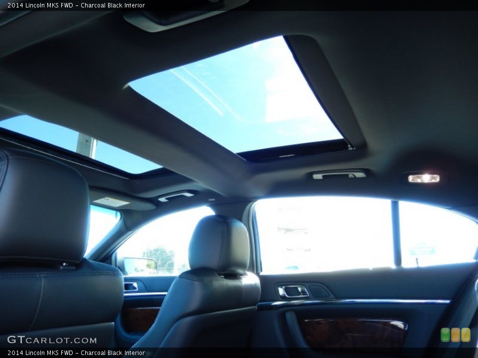 Charcoal Black Interior Sunroof for the 2014 Lincoln MKS FWD #86702796