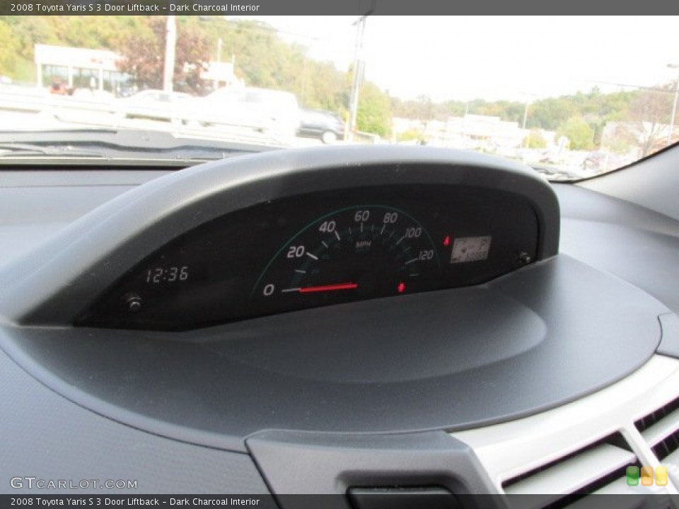 Dark Charcoal Interior Gauges for the 2008 Toyota Yaris S 3 Door Liftback #86702844